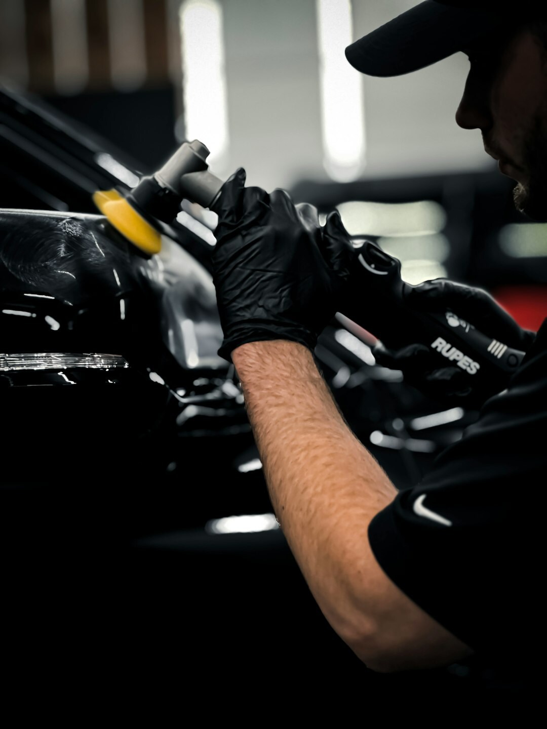 detailing luxury car