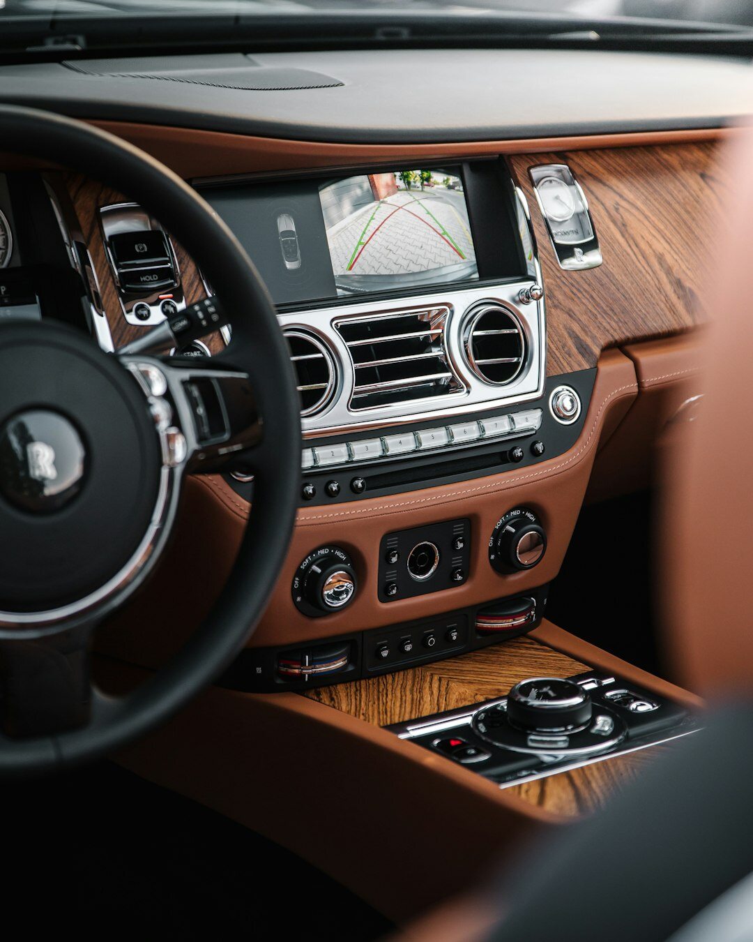 luxury car interior leather