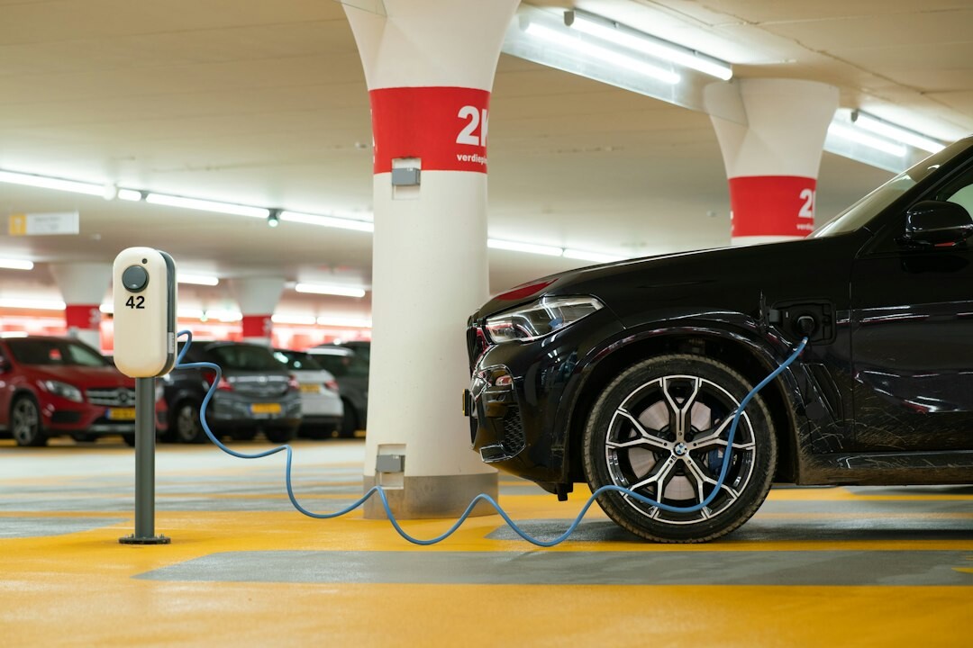 electric car charging station